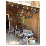 Contents of the Back Porch of Shed: (Mower not Included)