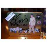 Elvis Collectibles: Elvis Trivia Game & Elvis The King of Rock & Roll Doll from the 2001 Mattel Timeless Treasure Series