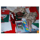 Storage Tote with Assorted Christmas Items