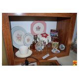 Contents of Shelf: Vintage Dinnerware & More