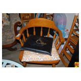 Wooden Chair with Cushions