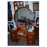 Antique Dresser with Mirror (Contents not Included)