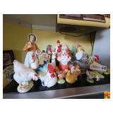 Assorted Chicken Figurines