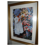 Framed Puzzle of the Artwork Titled "Sweet Pea" by Susan Rios
