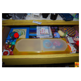 Contents in Cabinet (Drawer & Lower Cabinet) Books & More