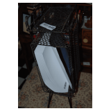 Metal Shelf & Contents