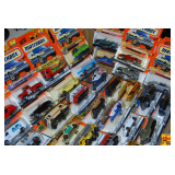 Tote with Assorted Matchbox Cars