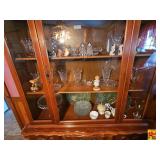 Contents of China Cabinet, Glassware & More