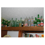 Collection of Various Soda Bottles