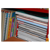 Books on Shelf & Magazines & Books on Floor