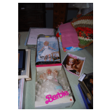 Two Collectible Barbie Dolls & Barbie Magazine: Barbie as Marilyn & Wedding Fantasy Barbie