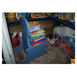 Contents on Floor in Closet: Puzzles & More