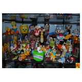 Contents on Shelf of Curio Cabinet: Tweety Bird, Casper Garfield & More