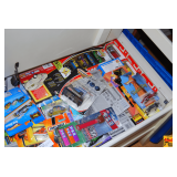 Contents of Bench: Matchbox Cars & More