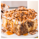 Homemade Butterfinger Cake by Teresa