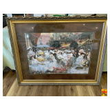 Very Large Framed Print Of "Le Diner à l