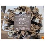 Beautiful 30" Burlap Wreath