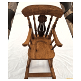 Wood Doll Or Teddy Bear Rocking Chair