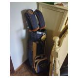 Team Golf West Virginia University Victory Cart Bag & Contents
