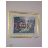 Framed 'Garden Cottage' Print By Nicky Boehme & 'Safe Crossing'
