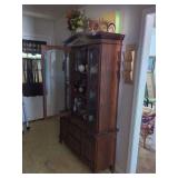 China Cabinet with Glass Display Doors (contents are not included)