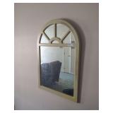 Arched Window Pane Wall Mirror
