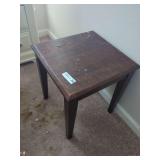 Square Wood Side Table