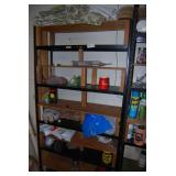 Freestanding Metal and Wood Storage Shelving Unit