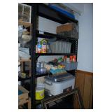 Assorted Household Items and Storage Shelving Lot 45