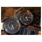 Lot of Two Analog Clocks and Two Multimeters