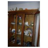 Assorted Glassware and Decorative Items (Curio Cabinet Lot #1)