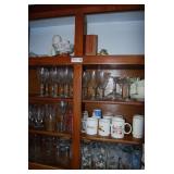 Assorted Glassware and Ceramic Mug Collection