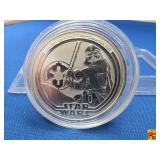 2026 1 oz Star Wars Darth Vader Coin from the Public Seal of Niue