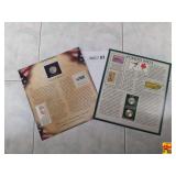 Collection of United States Commemorative Coin and Currency Educational Displays