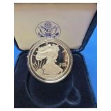 2008 American Eagle One Ounce Silver Proof Coin, "Walking Liberty" design