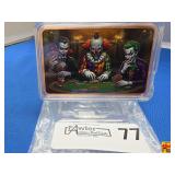 5 oz Colorized Copper Bullion Bar of Nightmare Flush featuring Dracula, Pennywise and the Joker