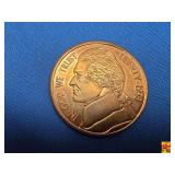 1 oz Copper Round featuring a classic 1938 Jefferson Nickel Design