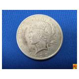 Vintage 1923 United States Peace Silver Dollar