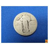 United States Standing Liberty Quarter, Date Unknown but Typically Produced Between 1916 and 1930.
