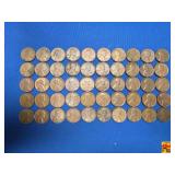 50 United States Wheat Pennies
