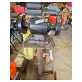 Valley 6-Inch Electric Bench Grinder on Pedestal Stand