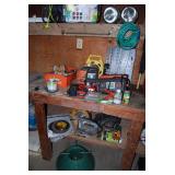 Assorted Power Tools, Automotive Accessories, and Shop Supplies
