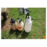 Collection of Three Pump Sprayers