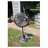 Utilitech Pro Pedestal Fan with Water Misting Hose