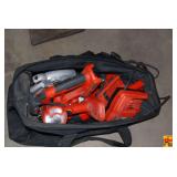 FireStorm Cordless Power Tool Set with Carrying Bag