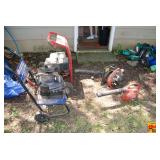 Lot of Two Pressure Washers and Two Leaf Blowers