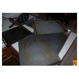 Assorted Metal Baking Sheets and Pans