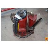 Hydraulic Bottle Jack with Air-Operated Pump Attachment