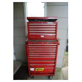 Craftsman and Mac Tools Rolling Tool Chest Combination