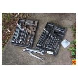 Assorted Wrench Set with Plastic Organizers